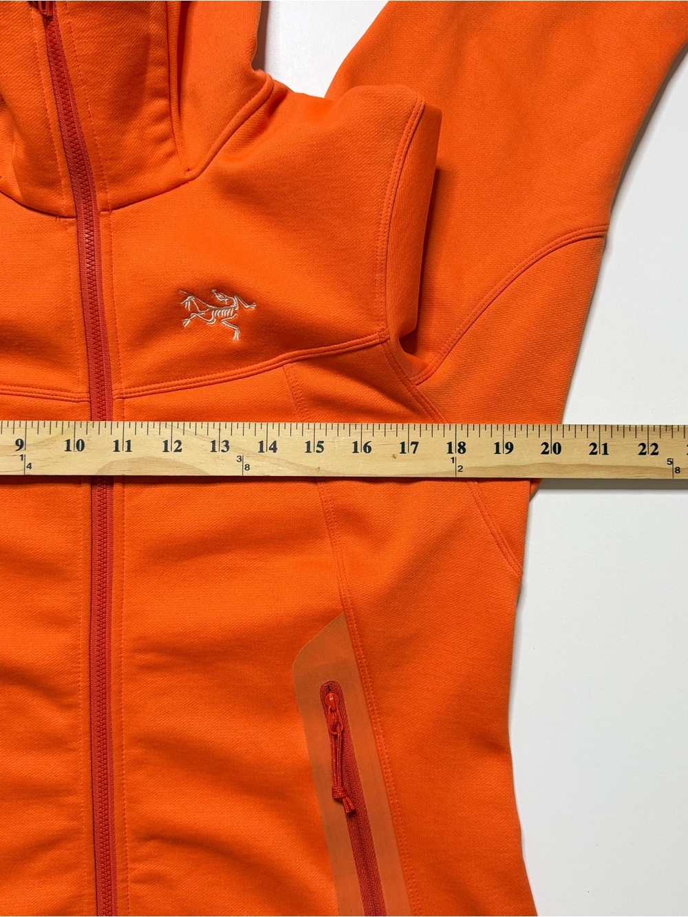 Arcteryx Arenite Full Zip Softshell Hoodie Womens Medium Orange 2015 - Picture 9 of 10